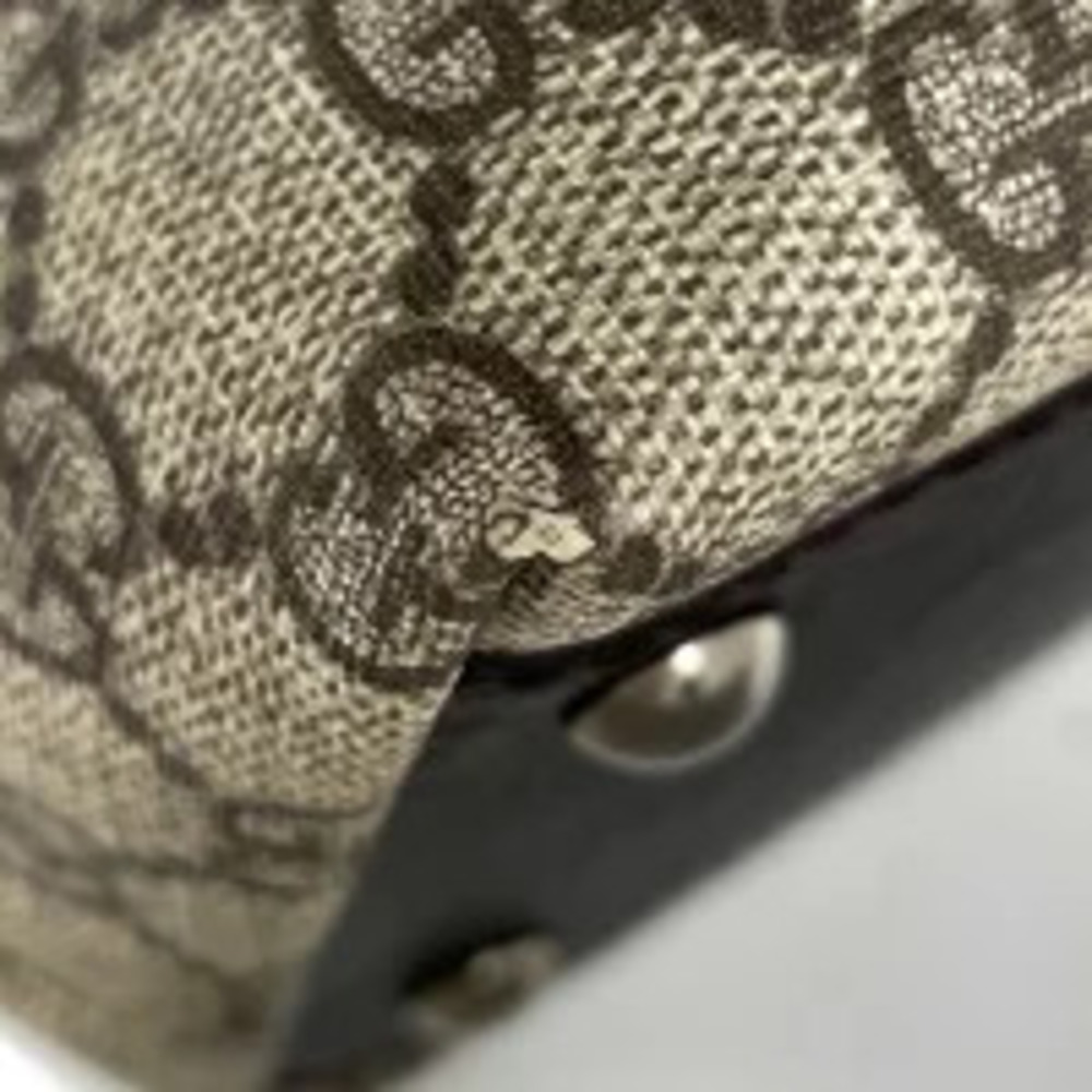 Gucci GG handbag canvas tote brown bag